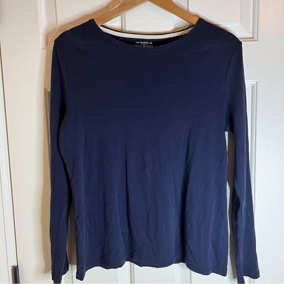 Talbot's 100%‎ Pima Cotton Staple Long Sleeve Tee Large EUC. - Picture 1 of 3